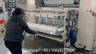 Automatic transferring facial tissue paper making machine