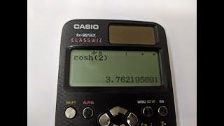 How to Calculate Cosh, Sinh, Tanh on Casio fx991ex Calculator