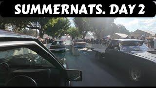 Cruising, Show Cars and Burnouts at Summernats 37- Day 2.