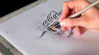 How to write Calligraphy Masters with Pilot Parallel pen by Mateusz Wolski/WLK