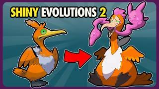 WHAT IF SHINY POKEMON HAD UNIQUE EVOLUTIONS 2?! (drawing unique shiny Fakemon)