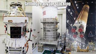 NASA drops launch date hint as Artemis II SLS pieces converge for stacking