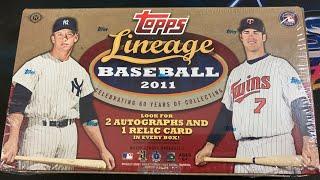 CHASING AUTOS IN 2011 TOPPS LINEAGE!