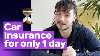 How to get 1 day car insurance using temporary cover