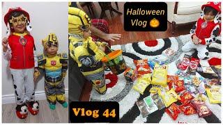 কানাডার Halloween Vlog | Paw Patrol Marshall | Bumble Bee Muscles |Mousumi Bangladeshi Canadian Vlog