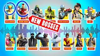 *NEW BOSSES* All Fortnite Character Voicelines + *NEW* Boss Voicelines (Wolverine, Iron Man,...)