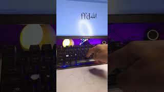 Word trick | #asmr #keyboard #computer #tech  #islam #windows