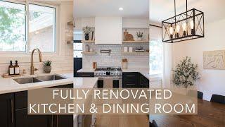 RENOVATED KITCHEN & DINING ROOM TOUR - Before and After | Naomee Rahman