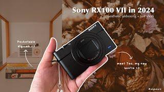 Sony RX100 VII in 2024 | 1 min silent unboxing and test shots 