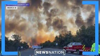 High winds a concern for New York brush fires | Morning in America