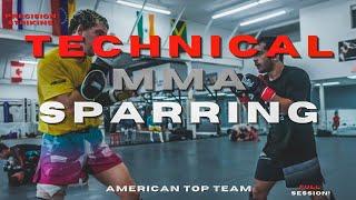 CRAZY SKILL! ELITE TECHNICAL MMA SPARRING #boxing #muaythai #mma #sparring #kickboxing