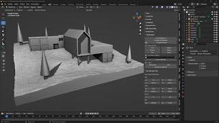 3D ARCHITECTURE - Lesson 03 - Quick Concept for Architecture, Hard-Soft Modeling, Building, Terrain