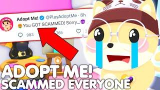 ADOPT ME JUST SCAMMED EVERYONE...THIS IS SERIOUS! (PLAYERS QUITTING) ROBLOX