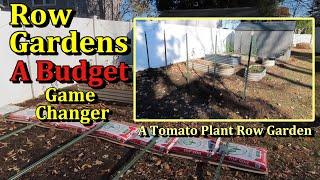 How to Build a Vegetable Garden on a Budget (The 'Tomato Row' Garden is Simple, Cheap, & Effective)