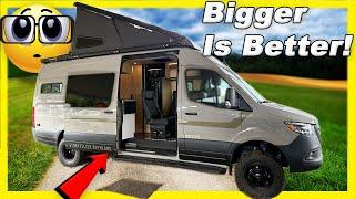 SIZE DOES MATTER! Storyteller Overland CREW MODE Sprinter 170 Camper Van