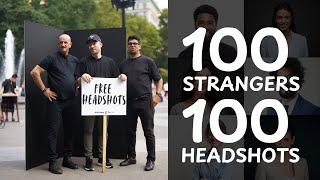 100 Headshots for 100 Strangers: A Powerful Portrait Challenge!