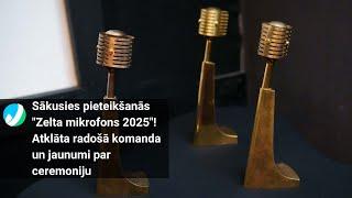 Sākusies pieteikšanās "Zelta mikrofons 2025"! Atklāta radošā komanda un jaunumi par ceremoniju