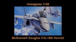 1/48 HASEGAWA MCDONNELL DOUGLAS F/A-18D HORNET