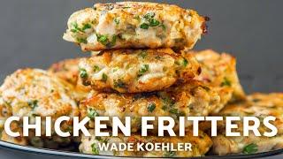 How To Make Chicken Fritters - Juicy Chicken Patties