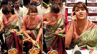 Anasuya Bharadwaj Oops Moment @ GV Mall Opening | Anasuya Latest Video | Filmylooks