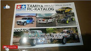 Taking a look at Tamiya Rc catalogue 2024/2025 Part 1