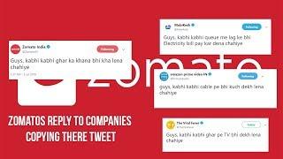 Zomato's reply to those copying its 'ghar ka khana' tweet is pure sassy