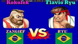 Street Fighter 2 Champion Edition: Kokolek Vs Flavio RyuFT5