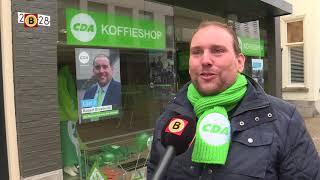 CDA Roosendaal heeft tijdens de verkiezingen een koffieshop in de binnenstad