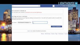 Lighthouse Tip of the Month: Facebook Vanity URLs
