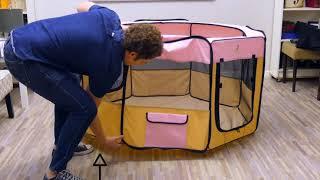 How to fold the zampa foldable playpen