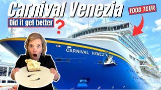 Carnival Venezia FOOD TOUR - How do the Italian Ships Compare???