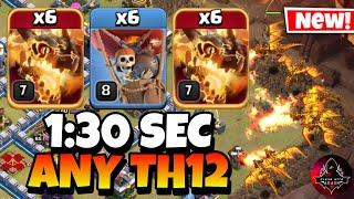 Th12 Zap Super Dragon Attack Strategy (2024) Best Town Hall 12 Super Dragon Army | Clash of Clans