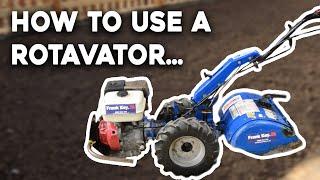 How to Use a Rotavator (Garden Tiller)