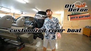 Ott's Garage | How I Customized my River Boat Full Walk Through of my Tracker 1754 Grizzly