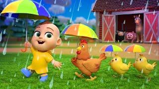 Rain Rain Go Away (Animal Version) | Lalafun Nursery Rhymes & Kids Songs