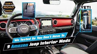 Testing 9 AMAZON Jeep Wrangler JL Interior Accessories