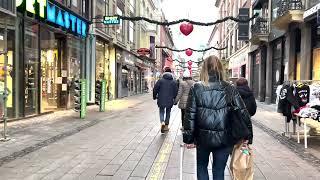 4K Copenhagen Denmark  Walking With City Sounds!