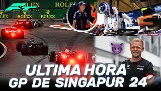 ¡¡ULTIMA HORA GP de SINGAPUR!! CHECO LIMITADO? COLAPINTO SIN MEJORAS,MAGNUSSEN VUELVE, POLEMICA...