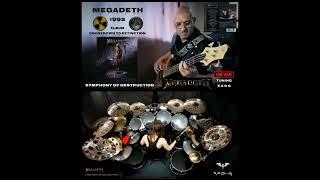 Megadeth - Symphony Of Destruction Bass & Drum Cover, listen with