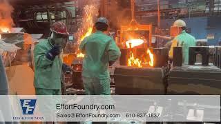 Specialty Foundry Pours Huge Carbon Steel Alloy for Castings