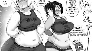 Weight gain comic #55 (dubbed)