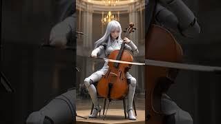 Young Lady Playing Cello In Spaceship #animation #livewallpaper #relaxingsounds