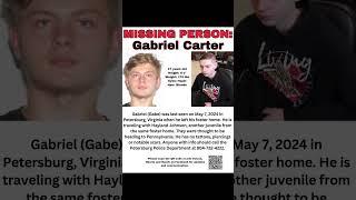 17 YEAR OLD GABRIEL CARTER IS MISSING FROM PETERSBURG VIRGINIA!!!  HELP BRING HIM HOME SAFE!!!