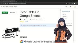 Pivot Tables in Google Sheets | #qwiklabs | #GSP1065