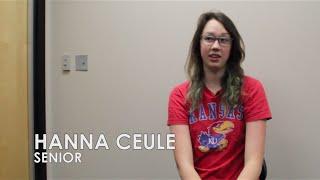 After 2:55 p.m.: senior Hanna Ceule