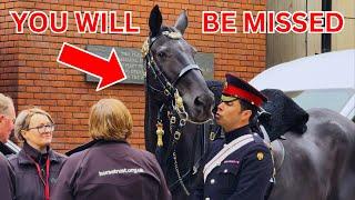 A KISS GOODBYE FROM THE HOUSEHOLD CAVALRY ️