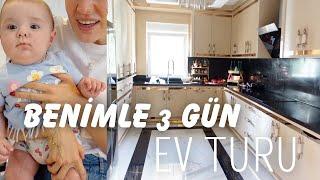 AİLEMLE 3 GÜN  ⎜ANNEMİN SARAY GİBİ EV TURU   ⎜ ÇOCUKLU HAYATTA BİZ  VLOG #vlog