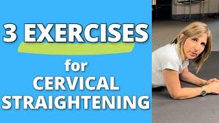 3 Exercises for CERVICAL Straightening #neckpainrelief #neckpainexercises #cervicalstraightening