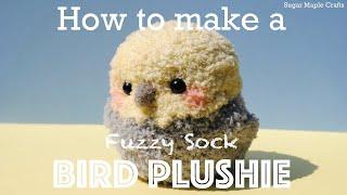 Fuzzy Sock Bird Plush Tutorial | Cute DIY/Craft