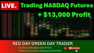 + $13K Profit Live Trading  NASDAQ  SNP500 Futures - #futures #trading #NQ  #livetrading.